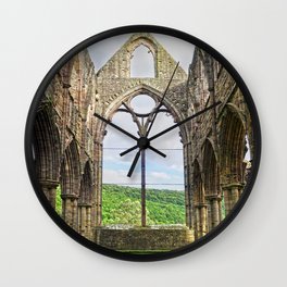 Tintern Eternal - Tintern Abbey, Wales, UK Wall Clock