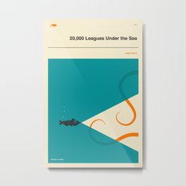 20,000 Leagues Under the Sea Metal Print