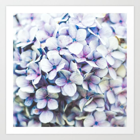 in the blue Art Print