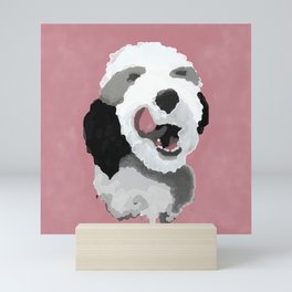 Watercolor Sheepadoodle Mini Art Print