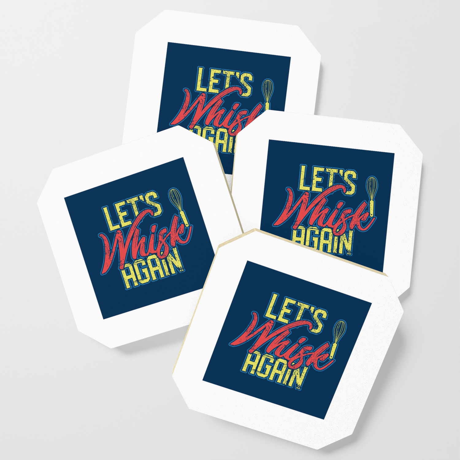 Let S Whisk Again Funny Cooking Quotes Gift Coaster By Yeoys Society6