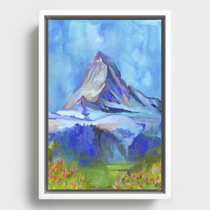 The Matterhorn Framed Canvas