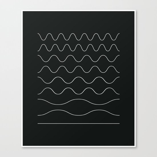 between waves Canvas Print