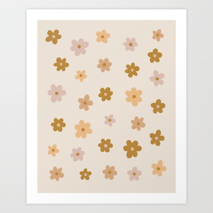 flower confetti Art Print