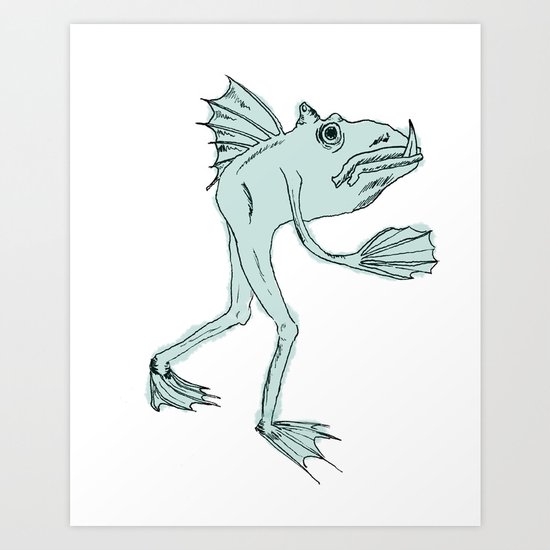 Sea Monster Art Print