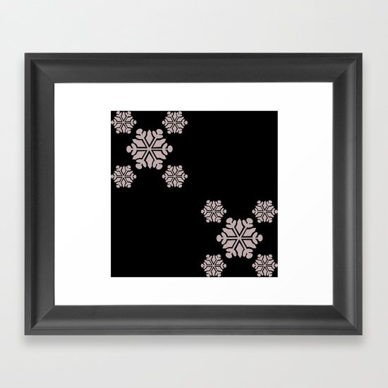 snowflake Framed Art Print