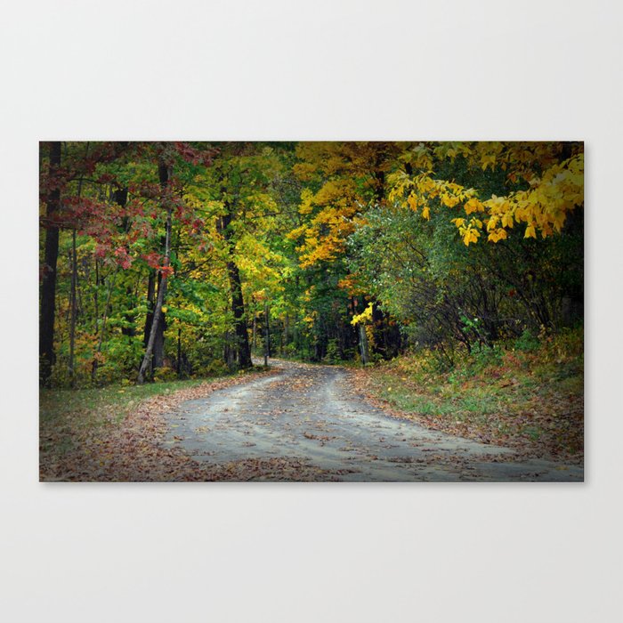 October Road Canvas Print