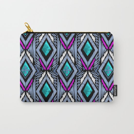 Colorful ethnic ornament . Carry-All Pouch