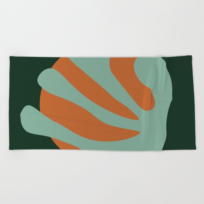 9    Abstract Digital Shapes 211212 Minimal Art  Beach Towel