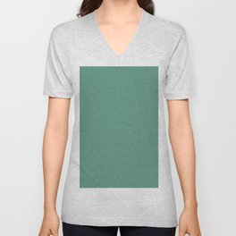 Succulent Green V Neck T Shirt