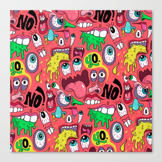 Gross Pattern Canvas Print