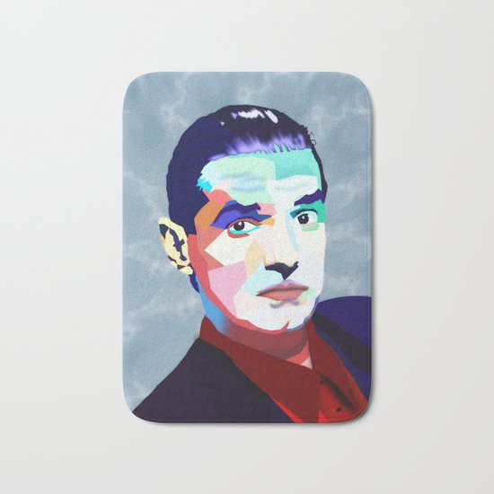 Portrait of Hans Holzel (Falco) Bath Mat