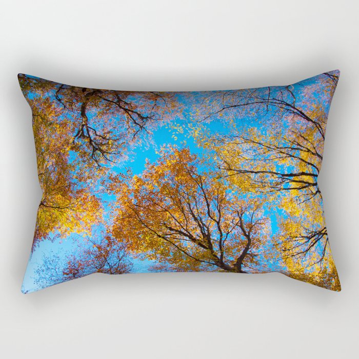 the sky in the forest Rectangular Pillow