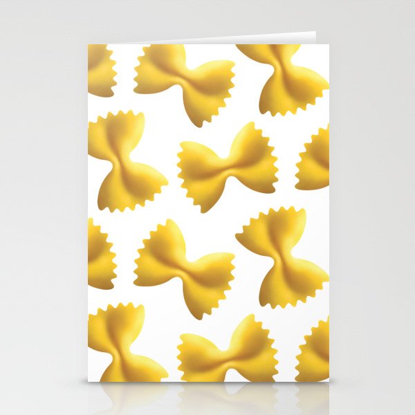 Farfalle Pasta Stationery Cards