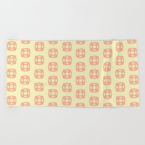 Happy Old Mine Gems Beach Towel