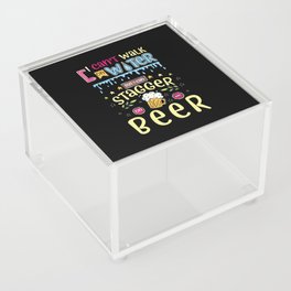 I Can't Walk On Water Acrylic Box