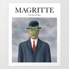 Magritte - The Son of Man Art Print