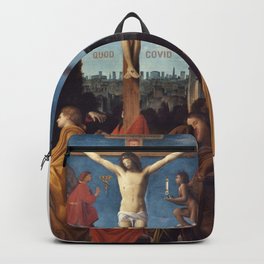 Crucifixion Backpack | Christian, Crucifixion, Billgates, Vaccine, Painting, Jesus, Fauci, Jesuschrist 