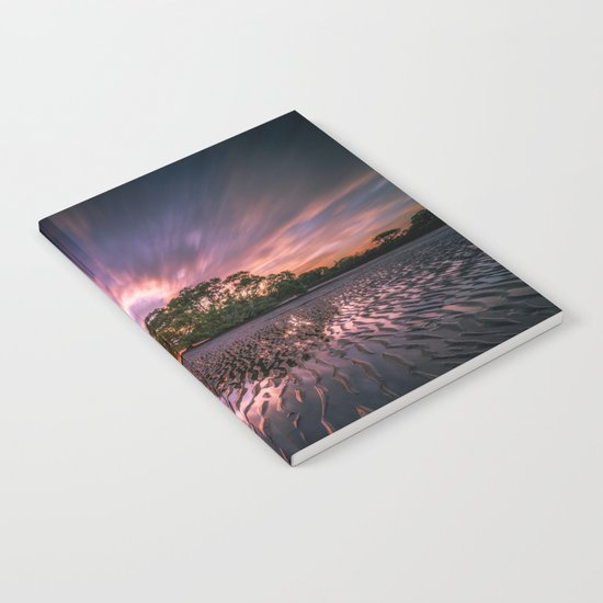 Landscape reflection 2 waves sky Notebook