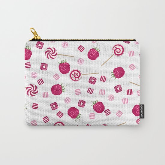 Candy sweets lollipops Raspberry Carry-All Pouch