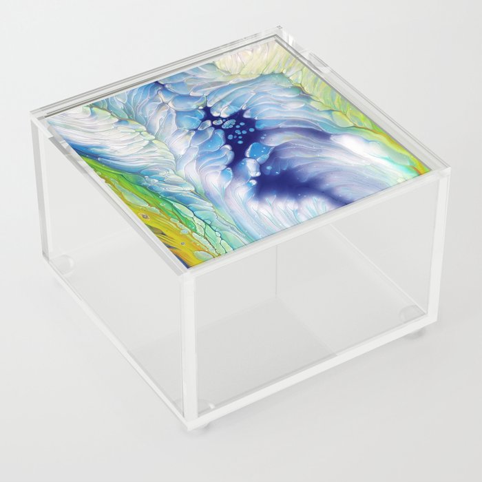 Fluid Abstract 1 Acrylic Box