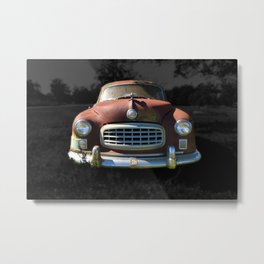 Photo: Abandoned Nash Airflyte (vintage car photograph, Texas) Metal Print | Abandonedcar, 1940S, Nashcar, Classiccar, Blackandwhite, Vintagecar, Texasbackroad, Nashairflyte, Americancar, Photo 
