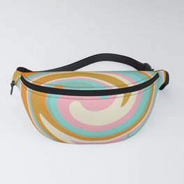 Swirl 70s retro abstract Fanny Pack