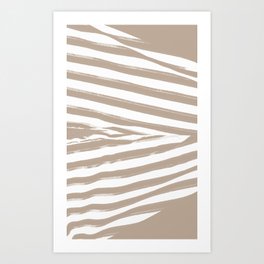 Beige Stripes Art Print