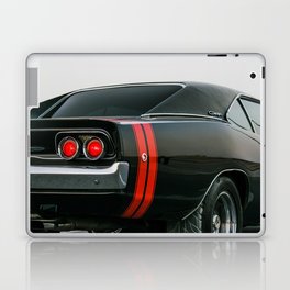 Vintage American Muscle Charger RT rear shot automobile transporation color photograph / photography poster posters Laptop Skin