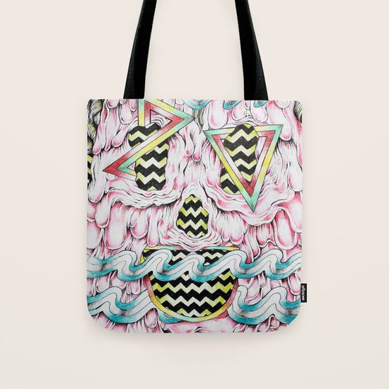 Face Melt Tote Bag