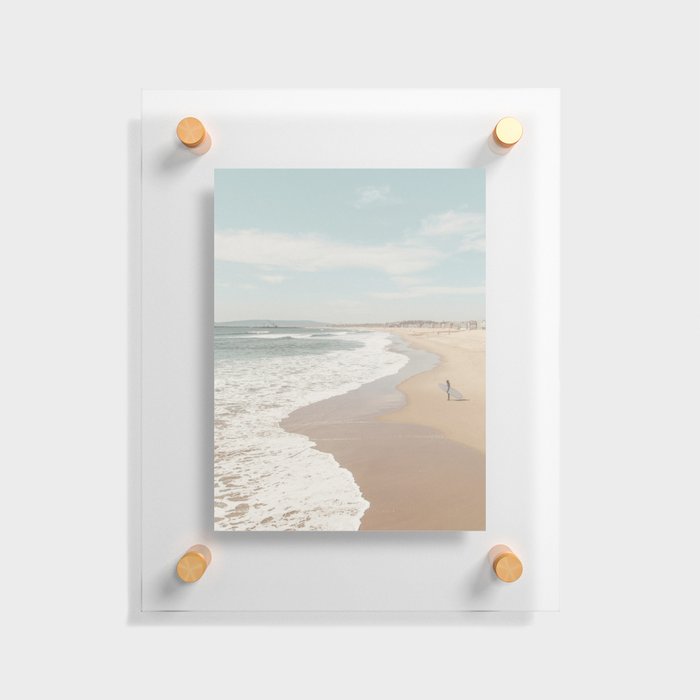 California Beach Floating Acrylic Print