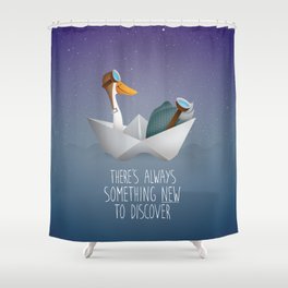 Discoverers Shower Curtain