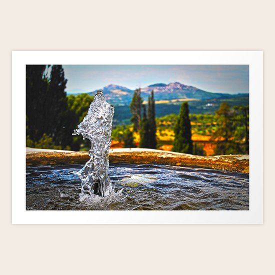 Fresh Water in Villa d'Este Art Print