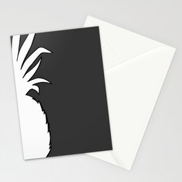 Grey Pineapple Stationery Cards