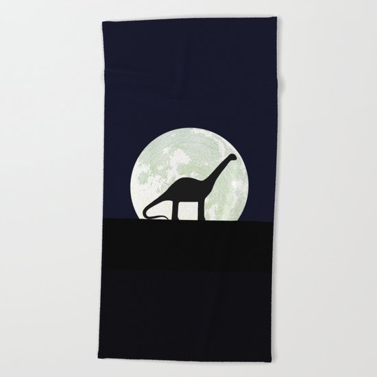 Brontosaurus Beach Towel