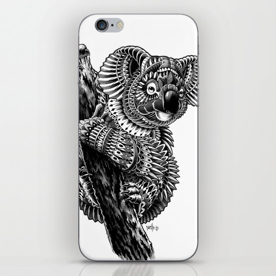 Ornate Koala iPhone & iPod Skin