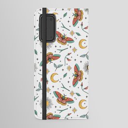 Celestial Butterfly Pattern Android Wallet Case