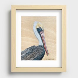Pelican Recessed Framed Print