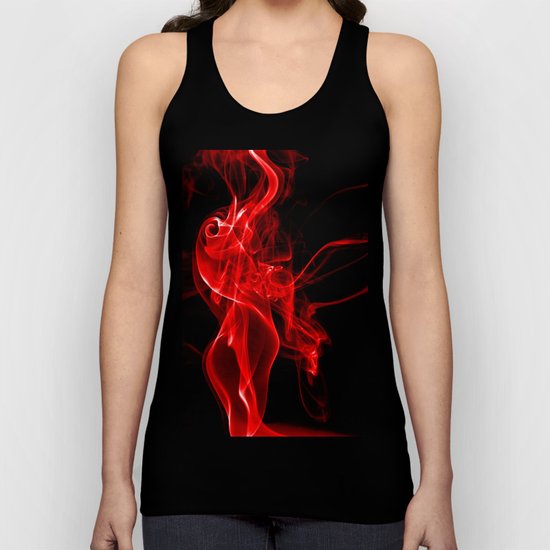 Red Smoke Unisex Tank Top