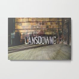 Lansdowne Letters Metal Print | Photo, Urbanexploration, Digital, Abandoned, Color, Theatre, Lansdowne 