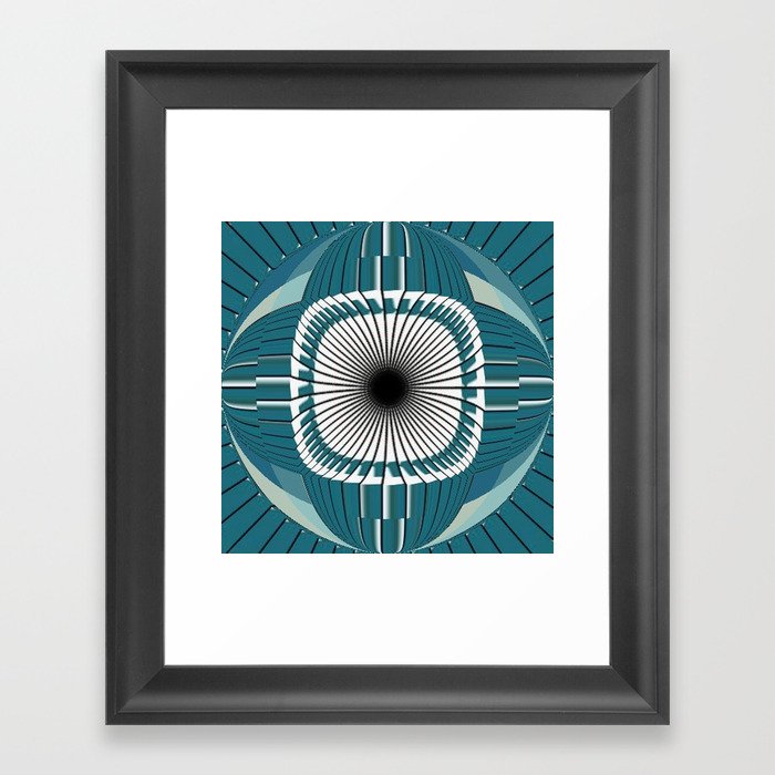 Dizzy Eye Framed Art Print