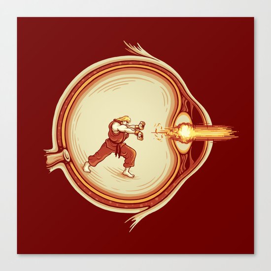 Optic Blast Canvas Print