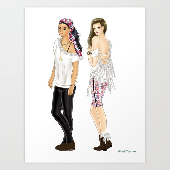 Fashion Journal: Day 28 Art Print