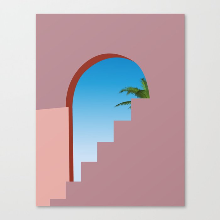 Walden the arch of blue Canvas Print