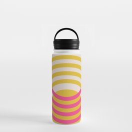 Arches in Fandango Pink and Mustard Yellow Water Bottle