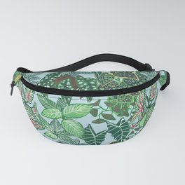 Begonia Pale Blue Fanny Pack