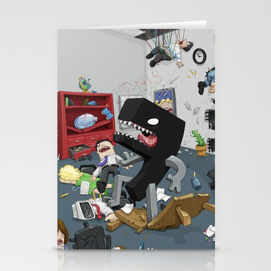 Bad Comma Stationery Cards