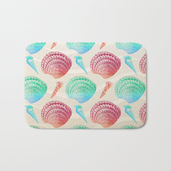 Marine Pattern 07 Bath Mat