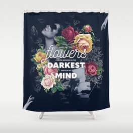 Flowers In My Mind Shower Curtain