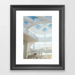 Architectural Views at The Getty Framed Art Print